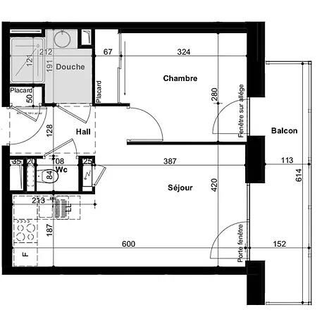 Apartmán T2 Neuf Avec Balcon, Parking Couvert, 4 Pers. Valmorel